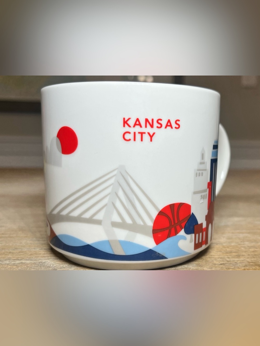 Starbucks “You Are Here”Kansas City Ceramic Coffee Mug 2017
